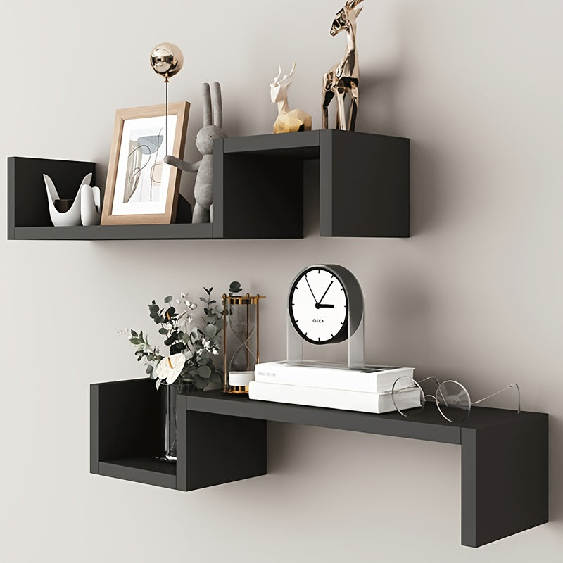 1 Creative Suspension Shelf, Ledge, Reinforced Plate, Tightly Sealed Edge, Not Easy to Warp, Suitable for Bedroom, Living Room, Study, Tea Room, Dining Room, Balcony And Other Scenes, Valentine's Day\u002FNew Year\u002FMother's Day Gifts