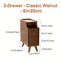 Kaslandi Multifunctional Lockers | Mini Small Very Narrow Bedside Tables, Suitable For Bedrooms And Living Rooms, Large Capacity, Space-Saving, Hardwood, Free Shipping, Christmas Gifts, Black Friday Items