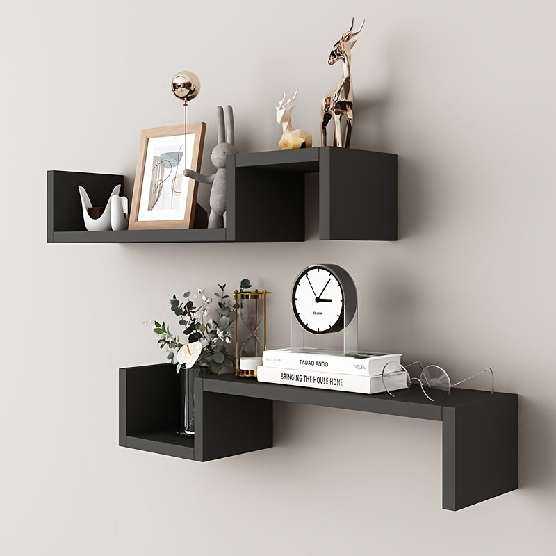 1 Creative Suspension Shelf, Ledge, Reinforced Plate, Tightly Sealed Edge, Not Easy to Warp, Suitable for Bedroom, Living Room, Study, Tea Room, Dining Room, Balcony And Other Scenes, Valentine's Day\u002FNew Year\u002FMother's Day Gifts