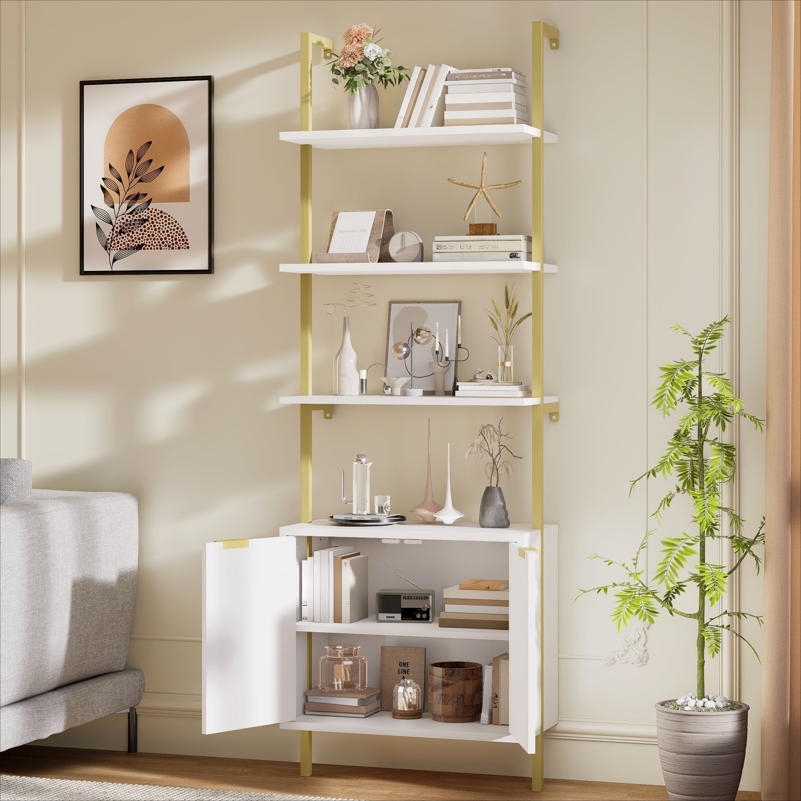 White Ladder Bookshelf 71\